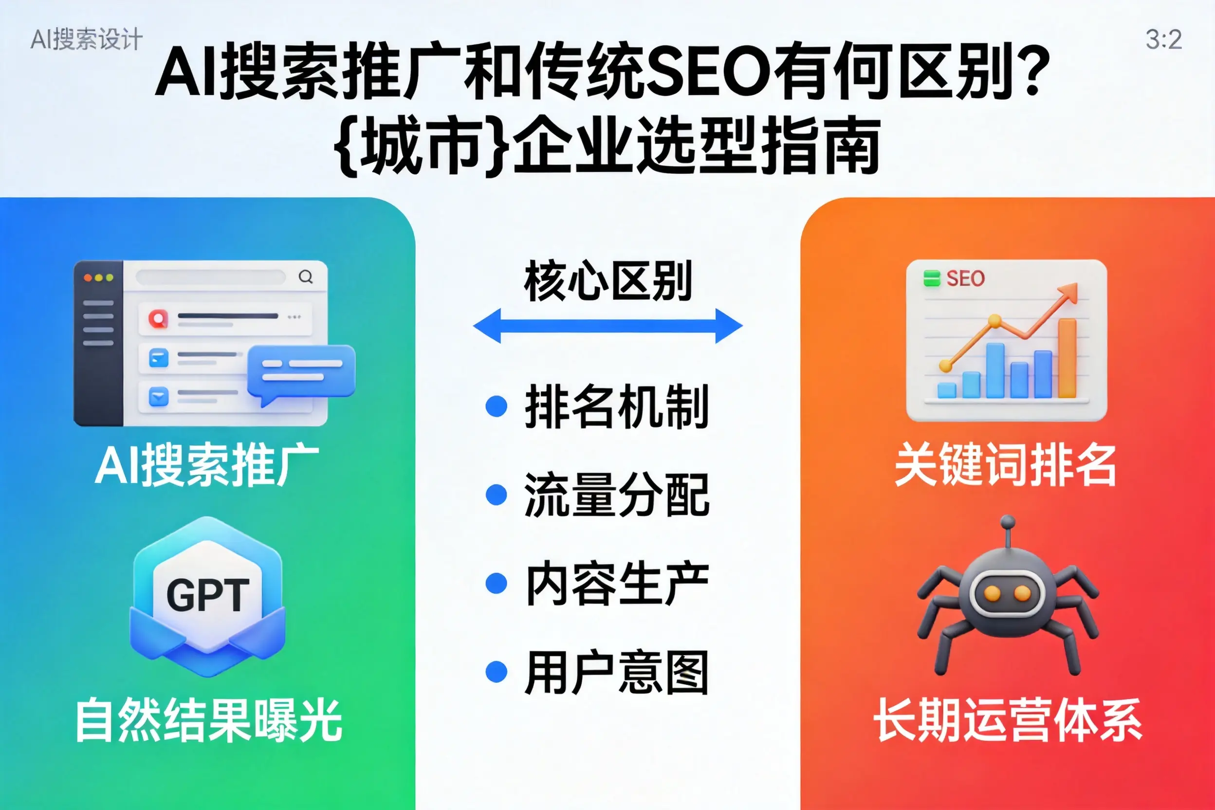 AI搜索推广和传统SEO有何区别？珠海企业选型指南