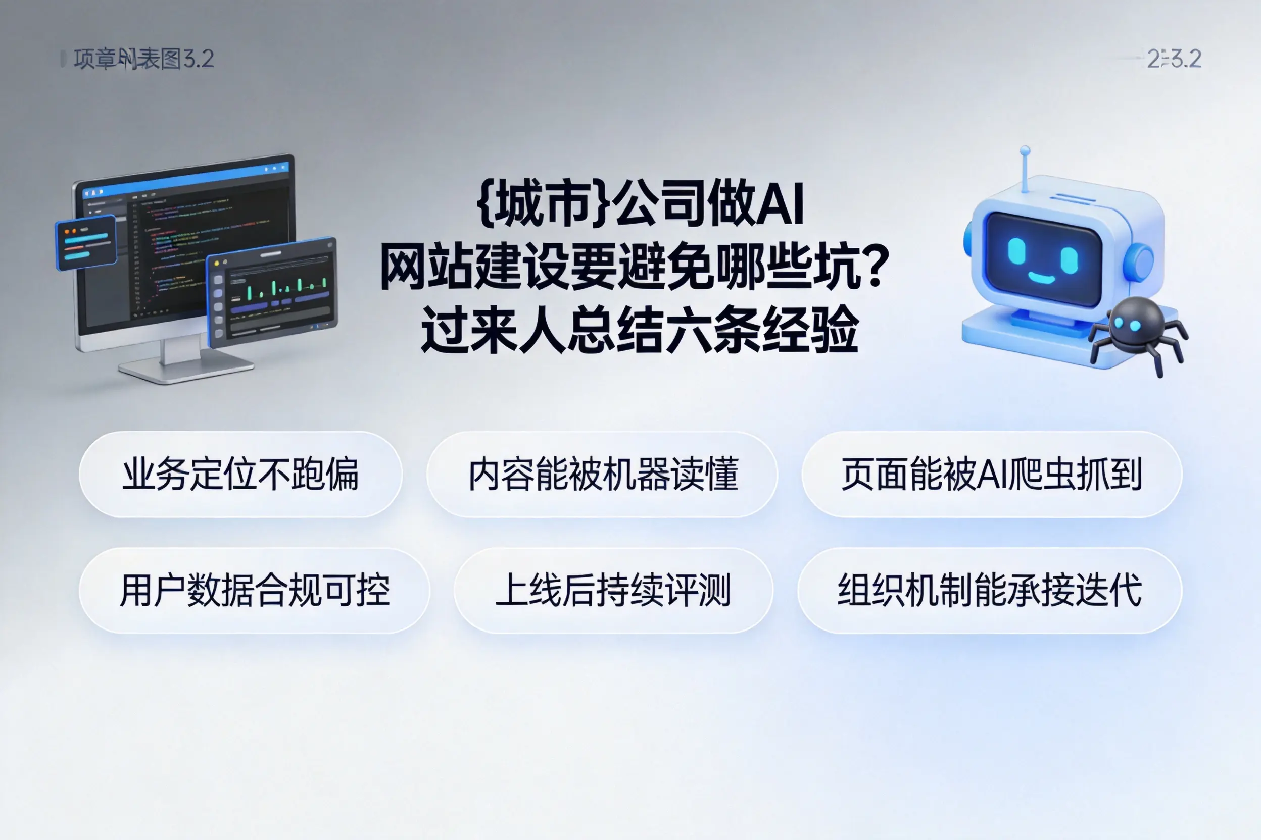 珠海公司做AI网站建设要避免哪些坑？过来人总结六条经验