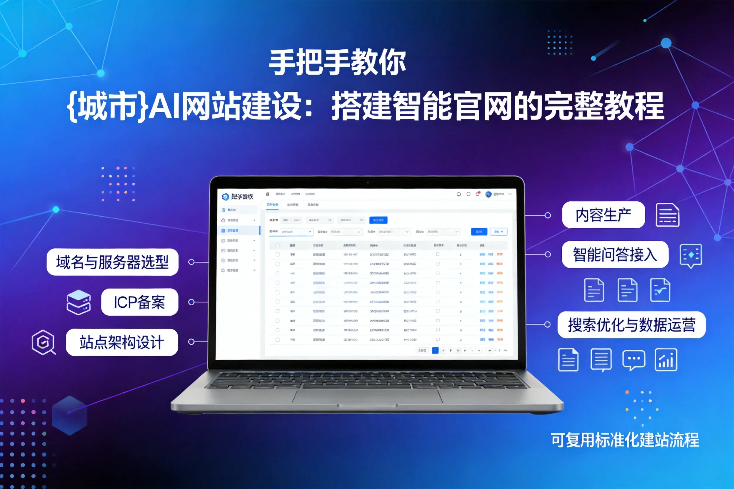 手把手教你珠海AI网站建设：搭建智能官网的完整教程