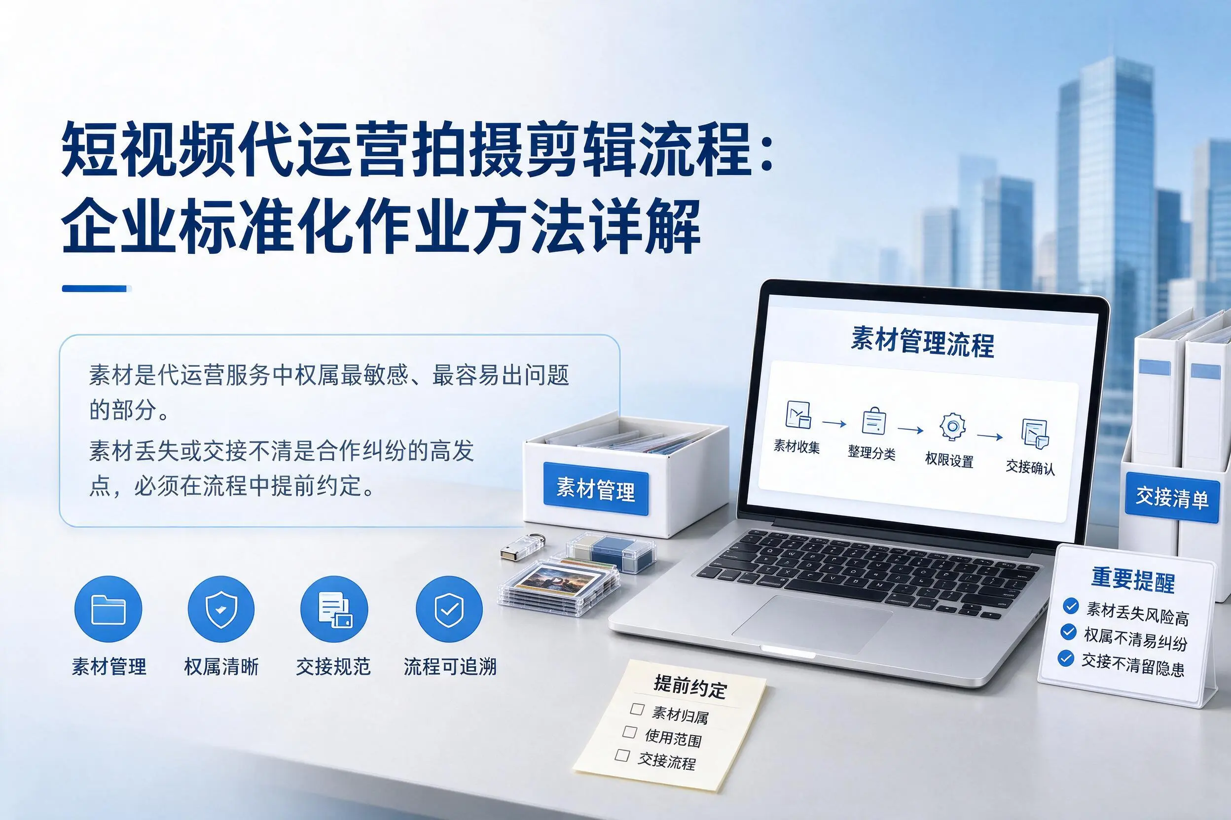 短视频代运营拍摄剪辑流程:珠海企业标准化作业方法详解