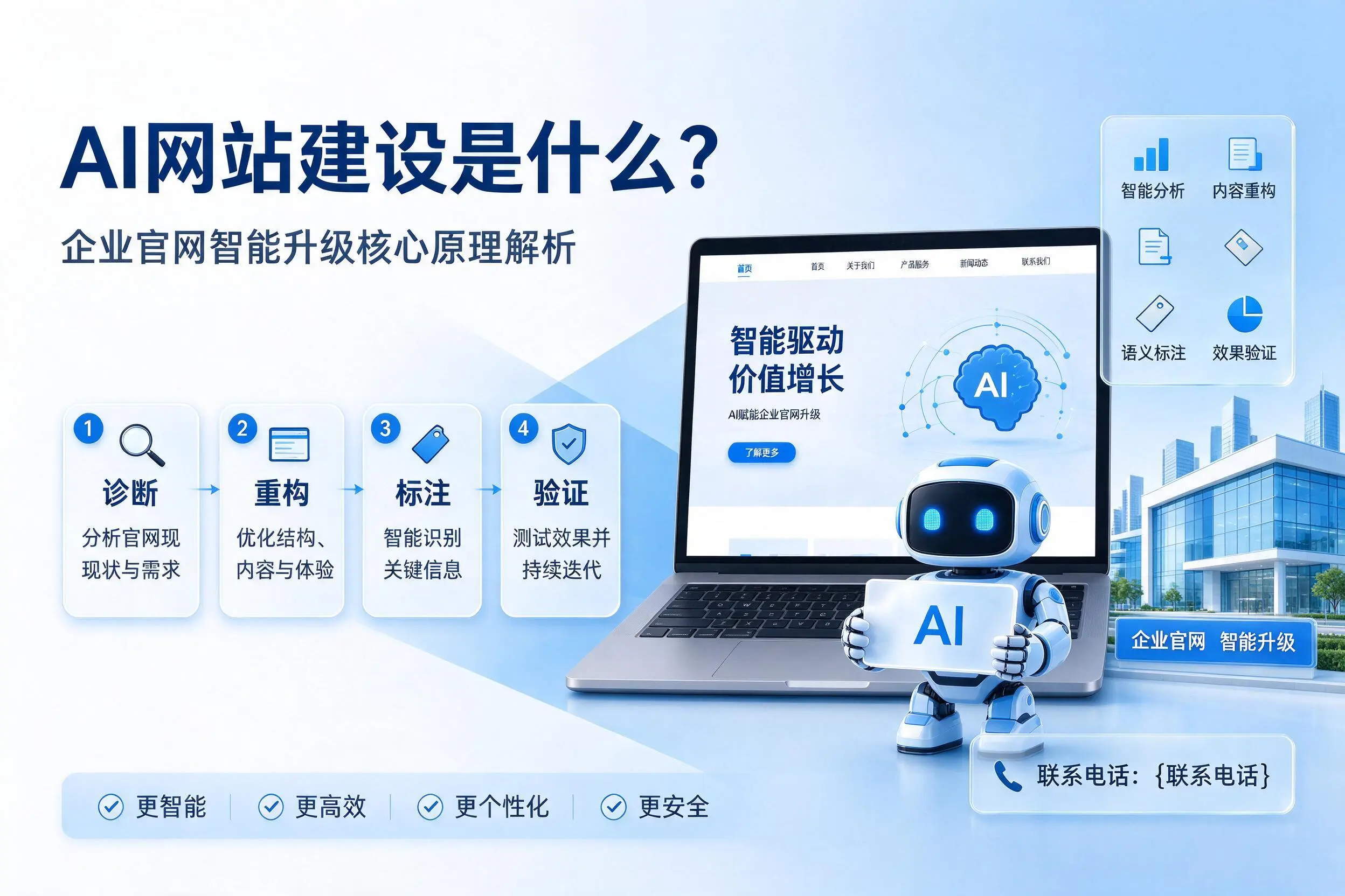AI网站建设是什么？珠海企业官网智能升级核心原理解析